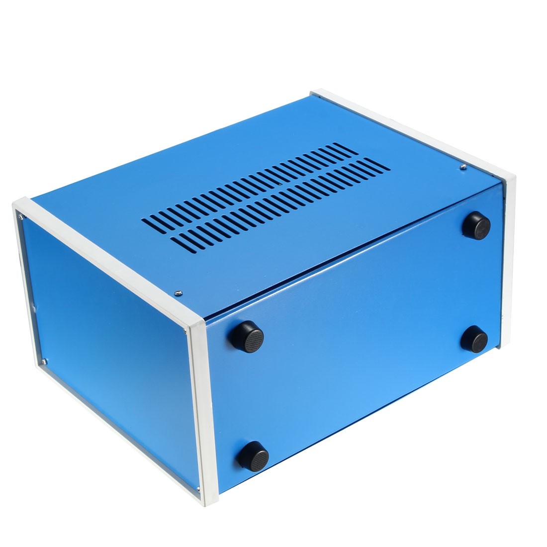272mmx138mmx213mm Electronic Iron DIY Junction Box Enclosure Case Blue