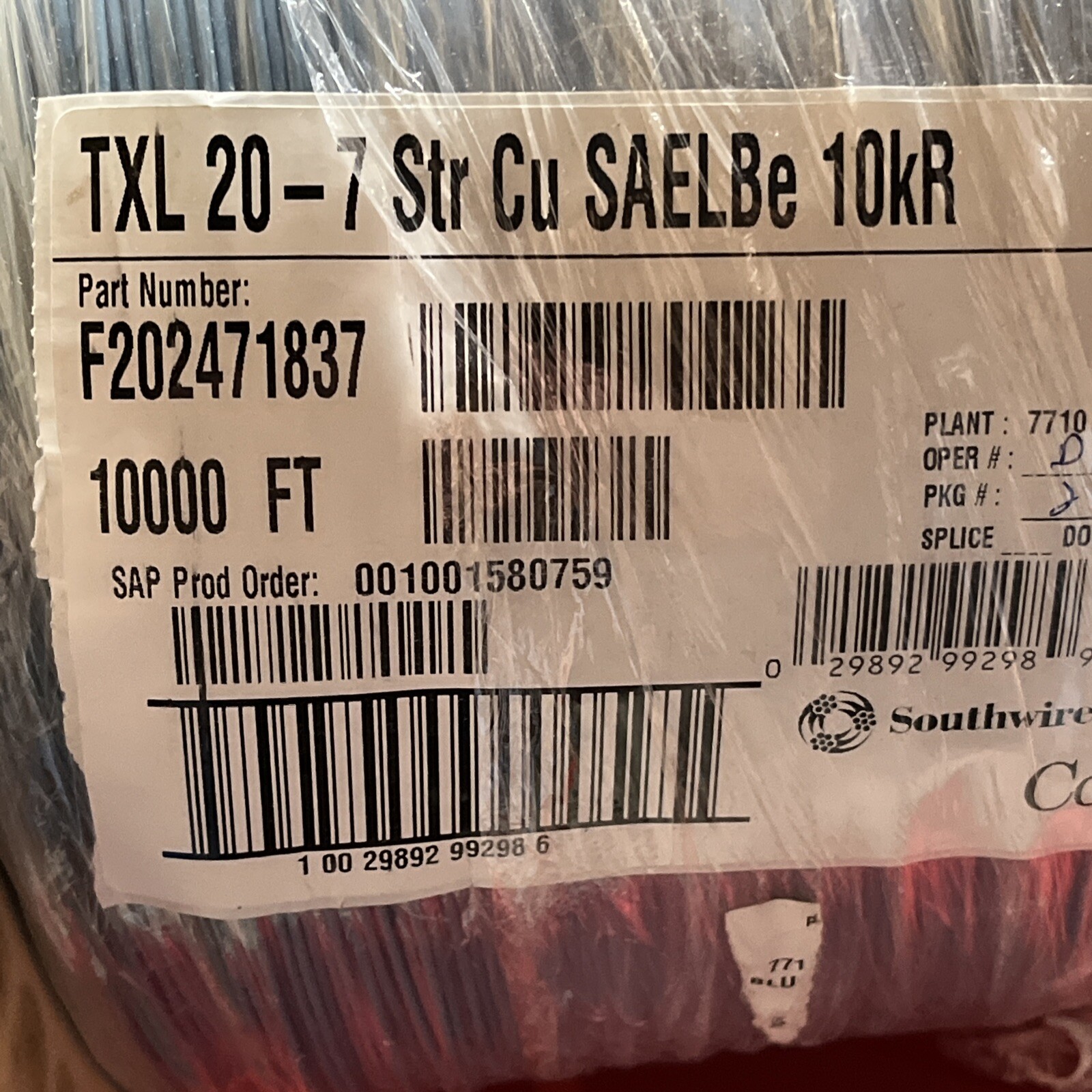 Southwire/Copperfield TXL 20-7 STR CU 10,000 Ft See Pics