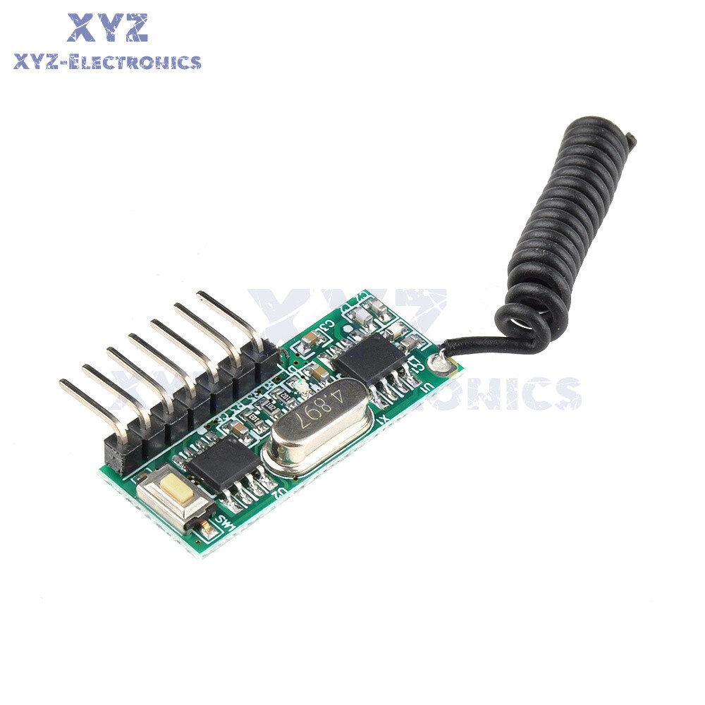 315MHz RF Module Receiver Remote Control 4-Way Learning Decoder Board DC3.3~5V