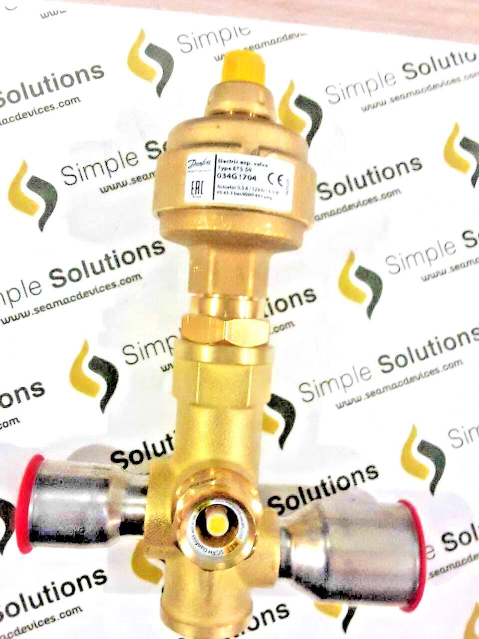 1PC- DANFOSS 034G1704 REFRIGERATION ETS 50 Electric exp. valve – NEW