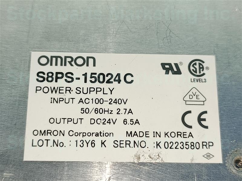 Lot 2pcs Omron S8PS-15024 C S8PS15024C Power Supply DC24V 6.5A 30Days Warranty