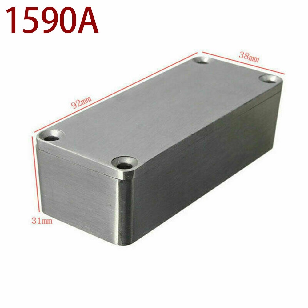 Silver Aluminum Box for Electric Instruments Industrial Metal Enclosure