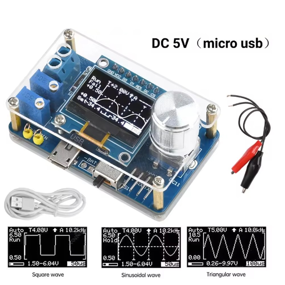 Mini Digital Oscilloscope Electronic DIY Kit STC DIY Soldering Practice Project