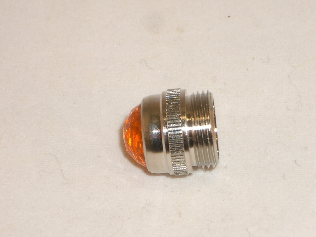 CED P-L117 JEWEL SCREW LENS FOR PILOT LAMP LIGHT BULB AMP AMBER