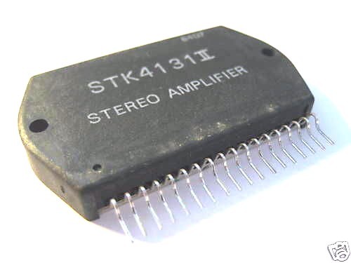 STK4131II 2x20W 23V Power Amp 50kHz + Heat Sink Compound BY SANYO