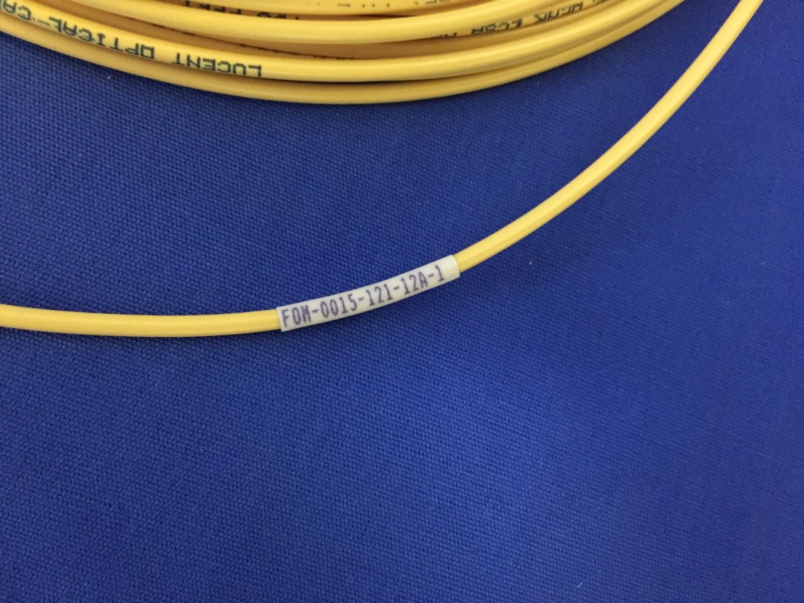 LUCENT OPTICAL CABLE TYPE OFNR 1-9000A3 00012612 49.5FT