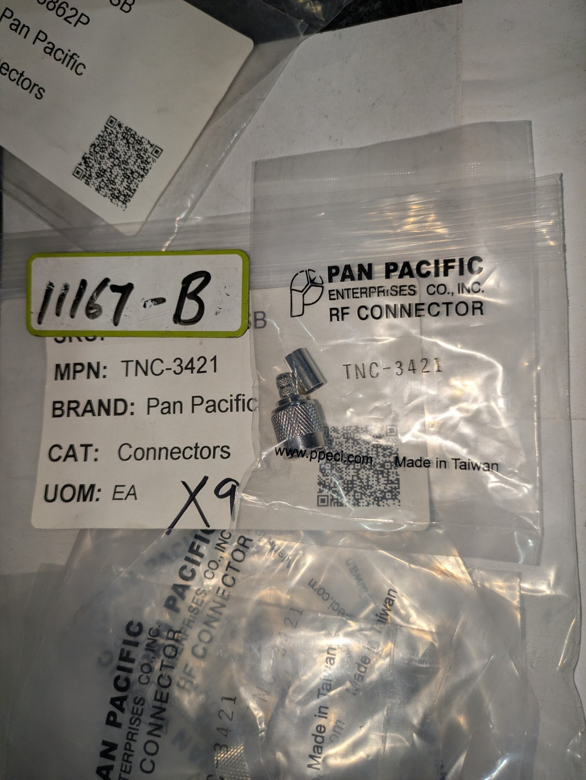 PAN PACIFIC TNC-3421 CONNECTOR