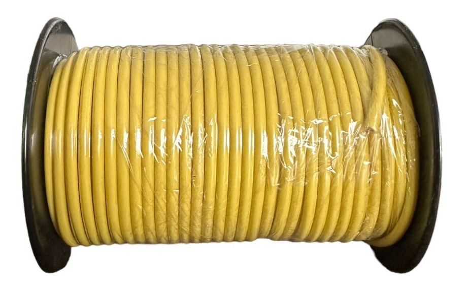 Electrical Primary Wire Spool 12 AWG 105/0.2 CCA Conductor 30M Roll Copper YELLO