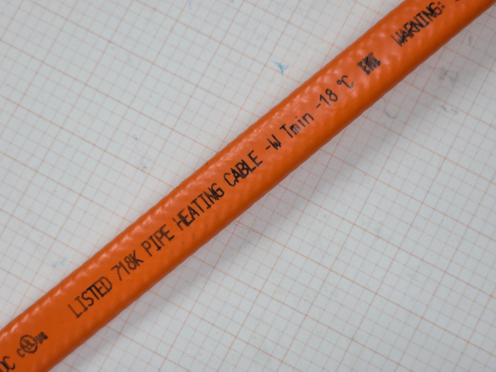 nVent Raychem 12XLE2-CR Self-Regulating Heating Cable 12 Watts/Ft 208-277V /1ft