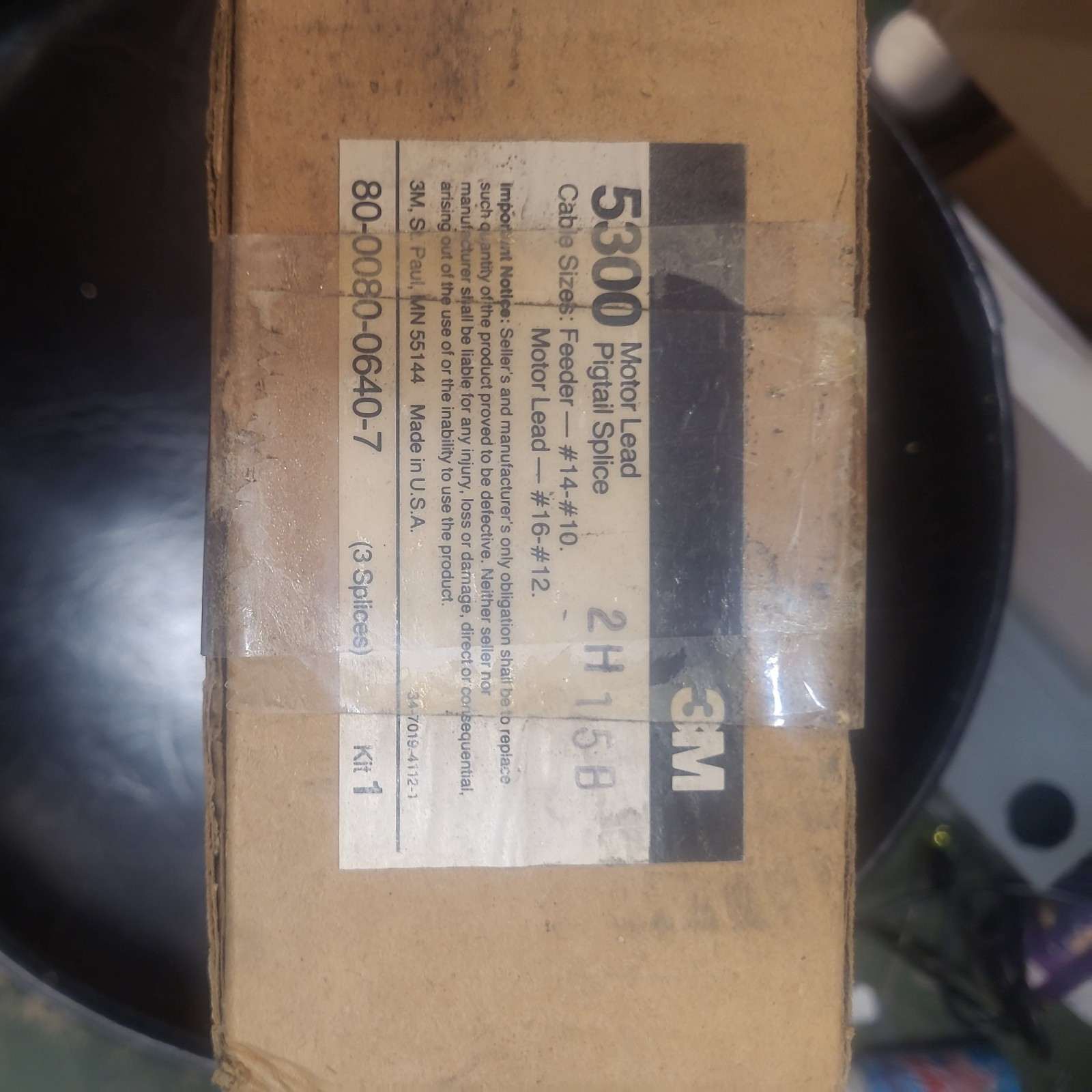 5300 3M KIT MOTOR LEAD PIGTAIL SPLICING KIT 14-10 AWG 1000V