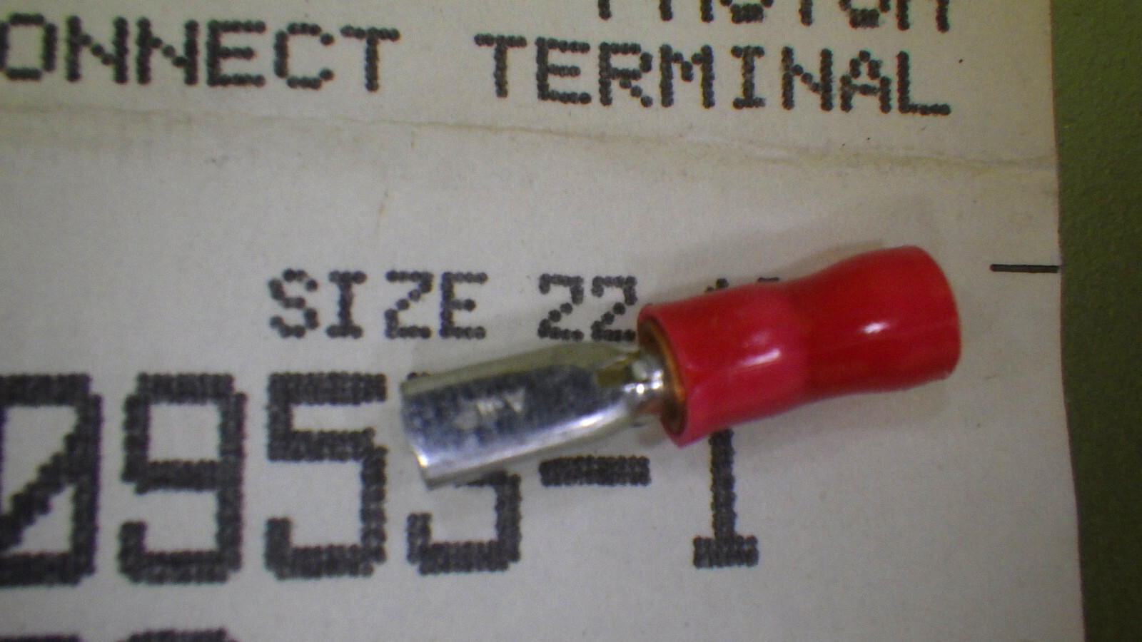 1000 AMP #640953-1 Quick Connect Faston Terminal 22-16 in Box / TE Connectivity