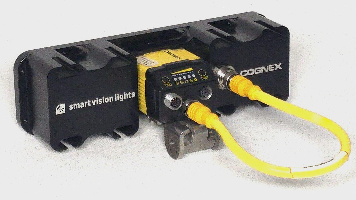 Cognex 821-0087-3R Barcode Reader Camera ~AND~ Smart Vision Lights ODDM-300-625