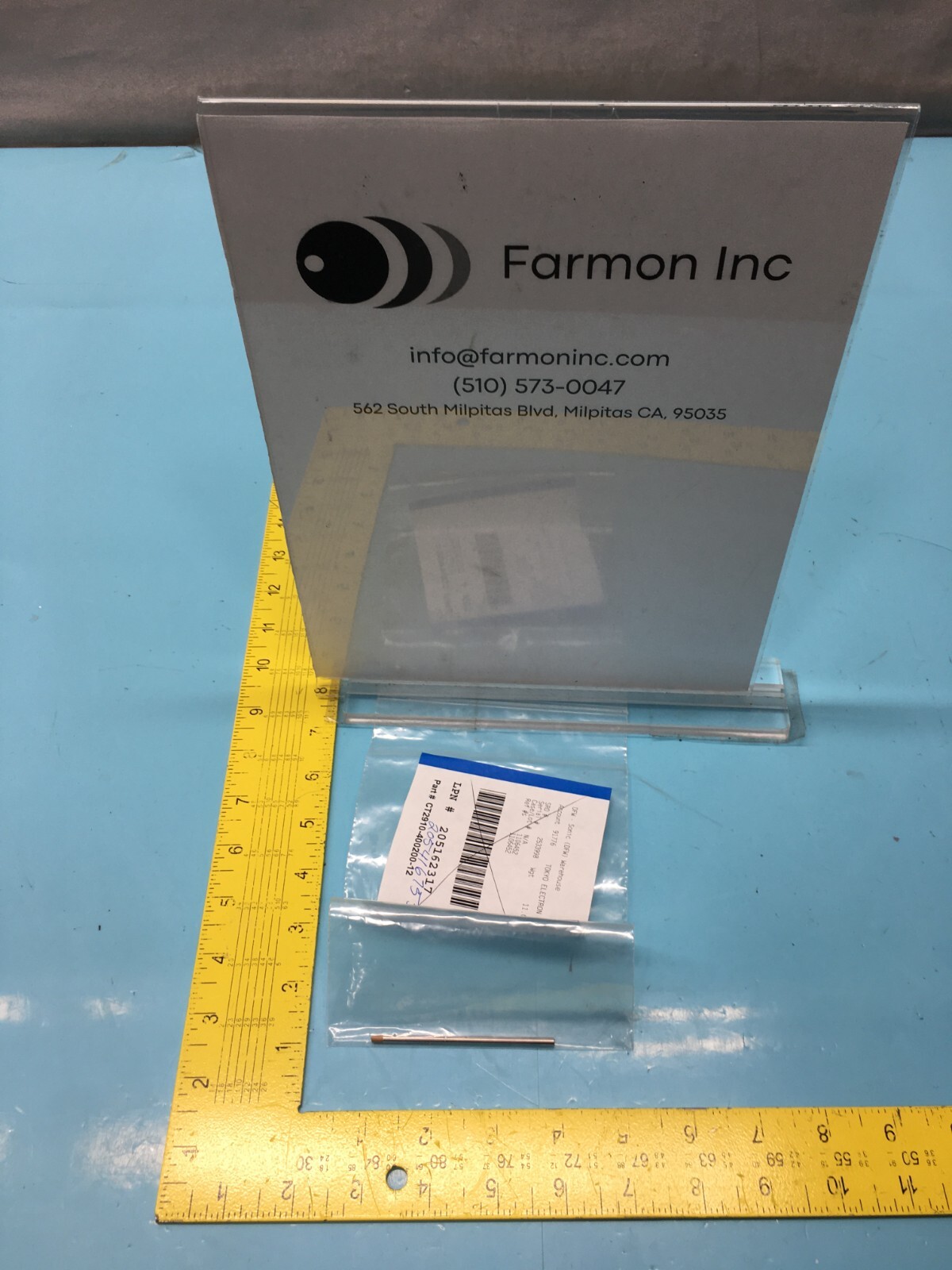 Tokyo Electron TEL CT2910-400200-12 SUPPORT PIN,205416755,2910-400200-12, 149679