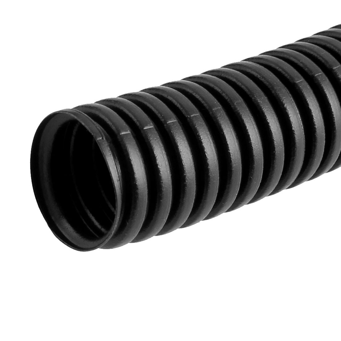 6.2 M 17 x 20 mm Plastic Corrugated Conduit Tube for Garden,Office Black