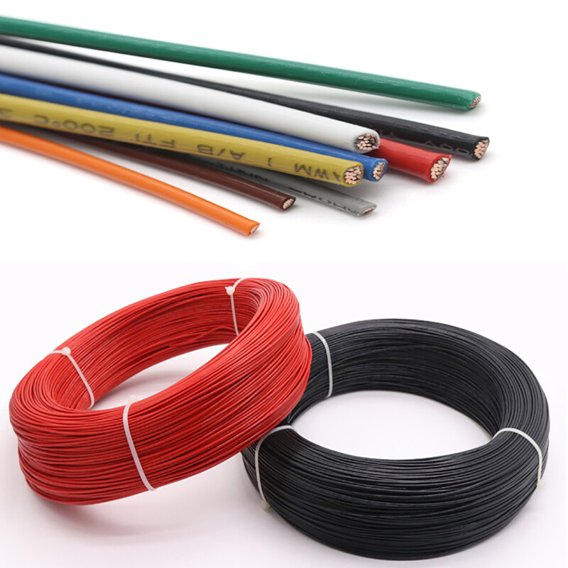 PTFE Cable Wire 12 14 16 18 20 22 24 26 28 AWG Flexible Tinned Copper UL1332