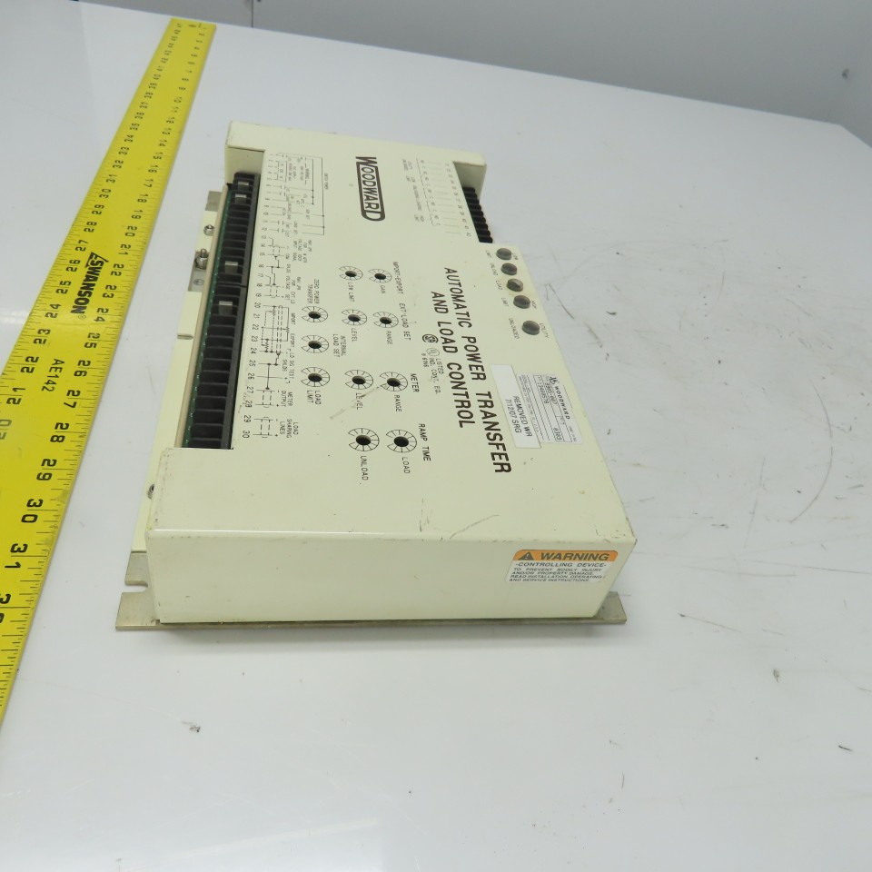 Woodward 9905-007 Rev T Automatic Power Transfer And Load Control
