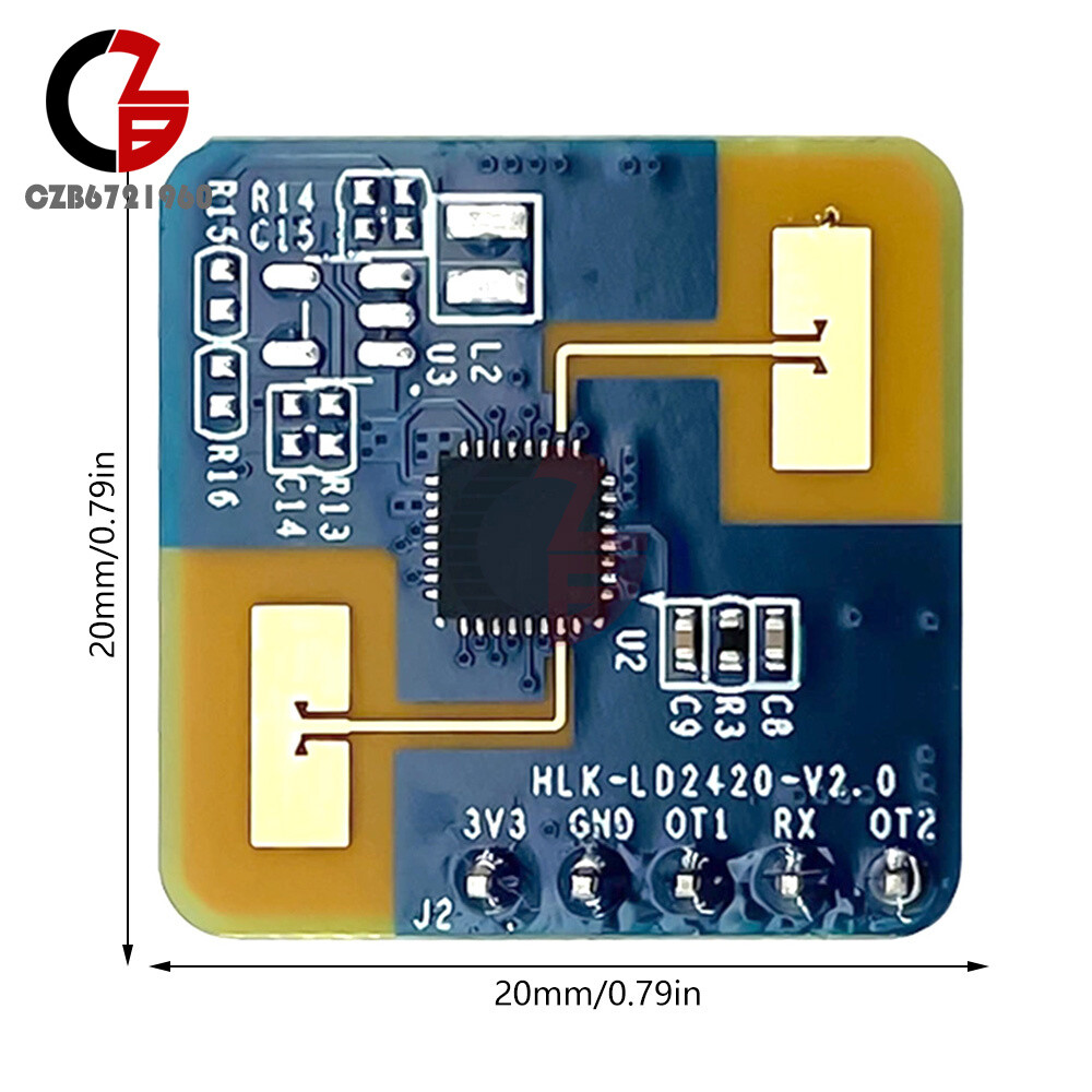 HLK-LD2420 24G mm Wave Radar Module Human Presence Sensing Module Motion Sensor