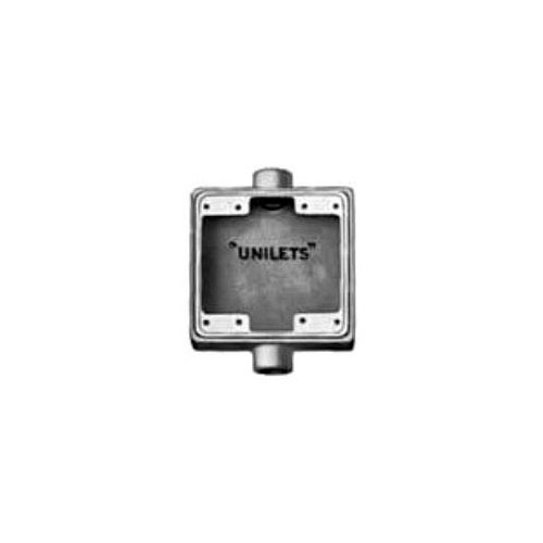 Appleton FDC275, 3/4″ Hub, Iron, 2-Gang, Deep, Feed Through Device Box, 1 pc