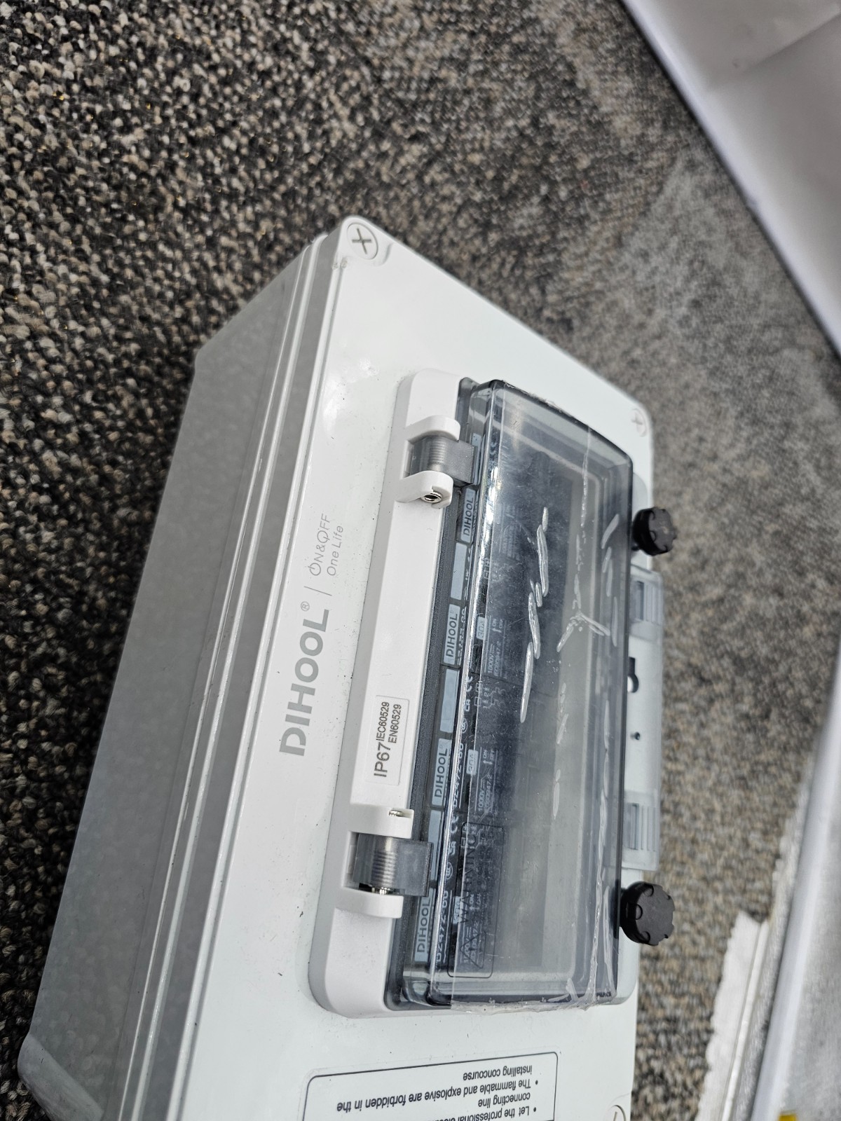 DIHOOL On&Off One Life Distribution Box IP67 IEC60529 EN60529 For Solar