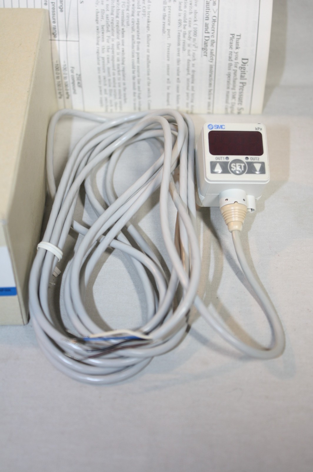 SMC ZSE40-T1-22L VACUUM SWITCH HIGH PRECISION 12-24 VDC!