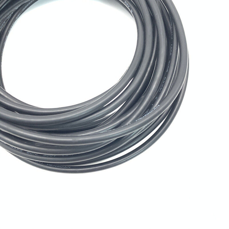 Black Grey PVC Single Core Shielded Wire Signal Audio Cable Soft 10AWG – 28AWG