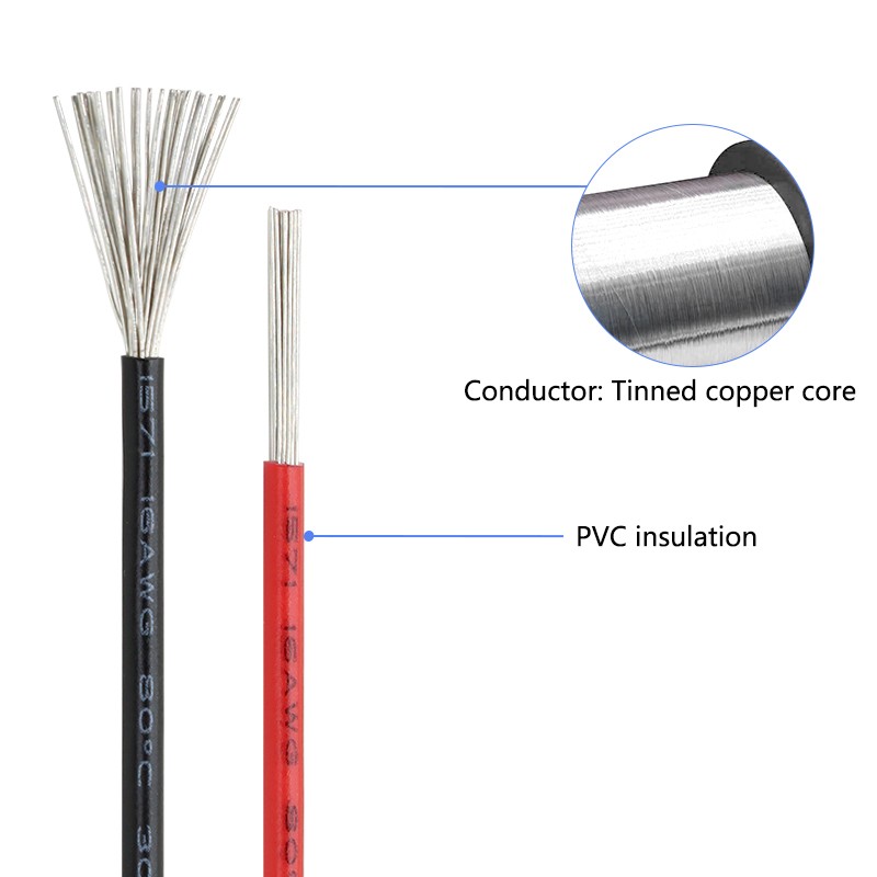 UL1571 26-32 AWG PVC Insulated Flexible Stranded Wire Cable for Electronics