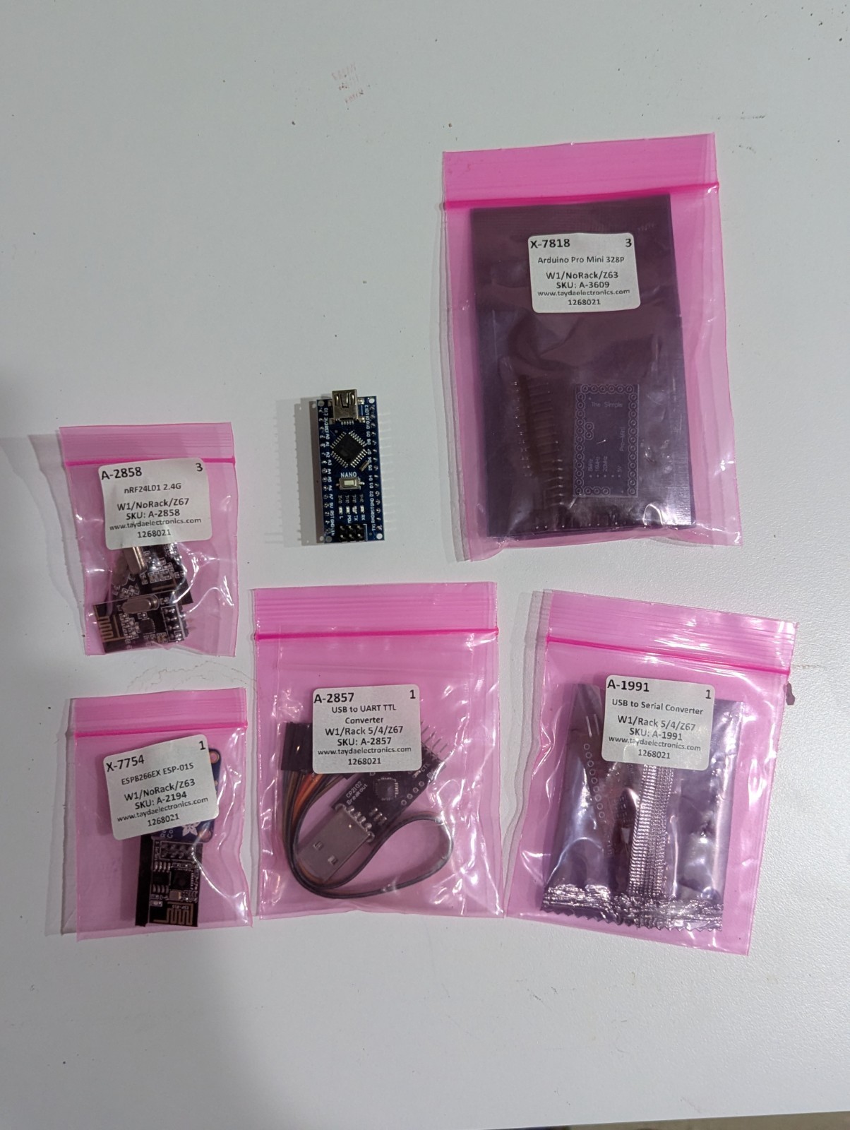 Large Lot of Electronic Components Arduino ETC