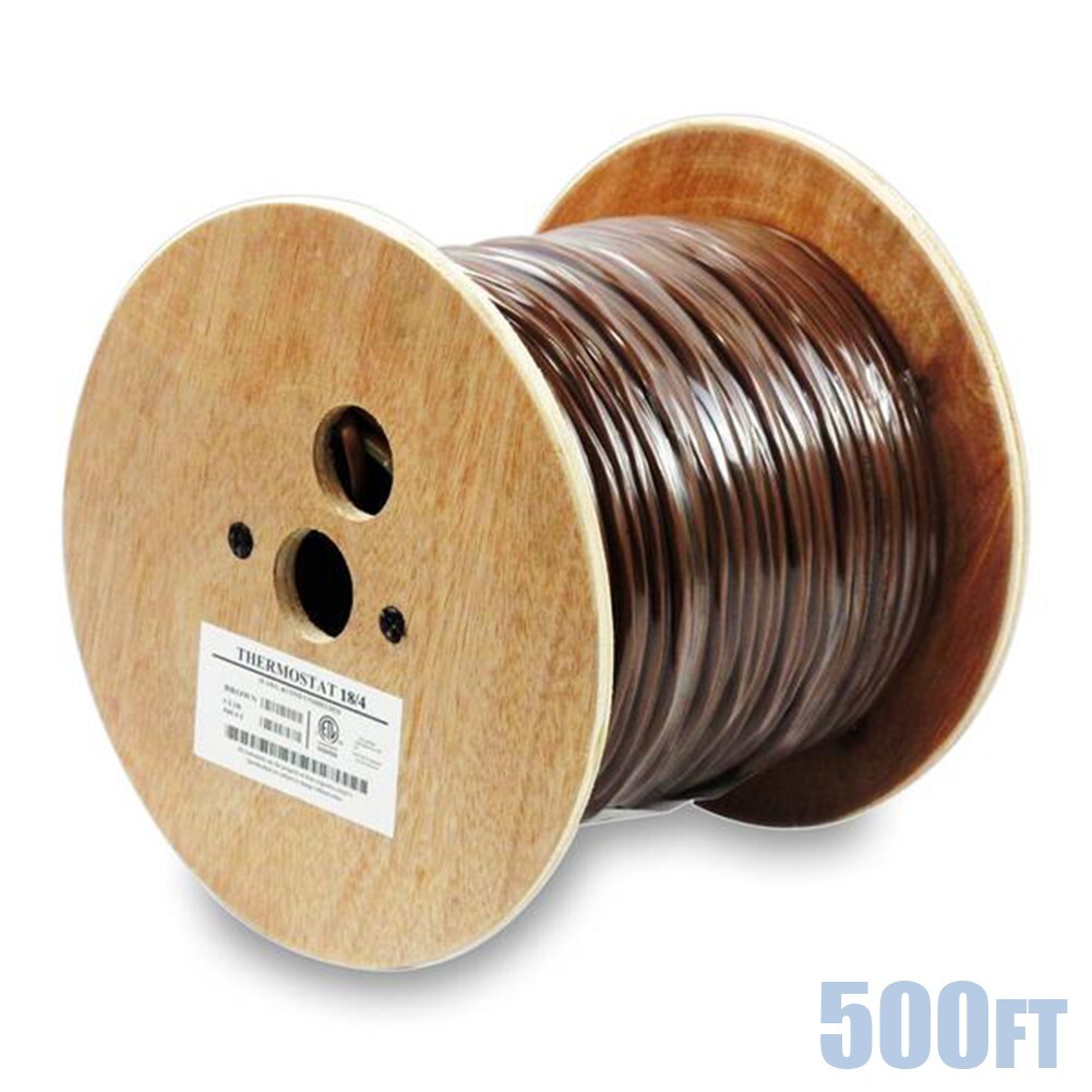 500FT 18/4 Unshielded CMR Heating Air Conditioning HVAC AC Thermostat Cable Wire