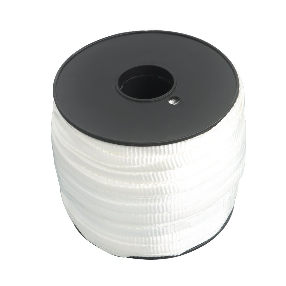 Polyester Pulling Tape Mule Tape Tensile Capacity Gardening for Packaging White