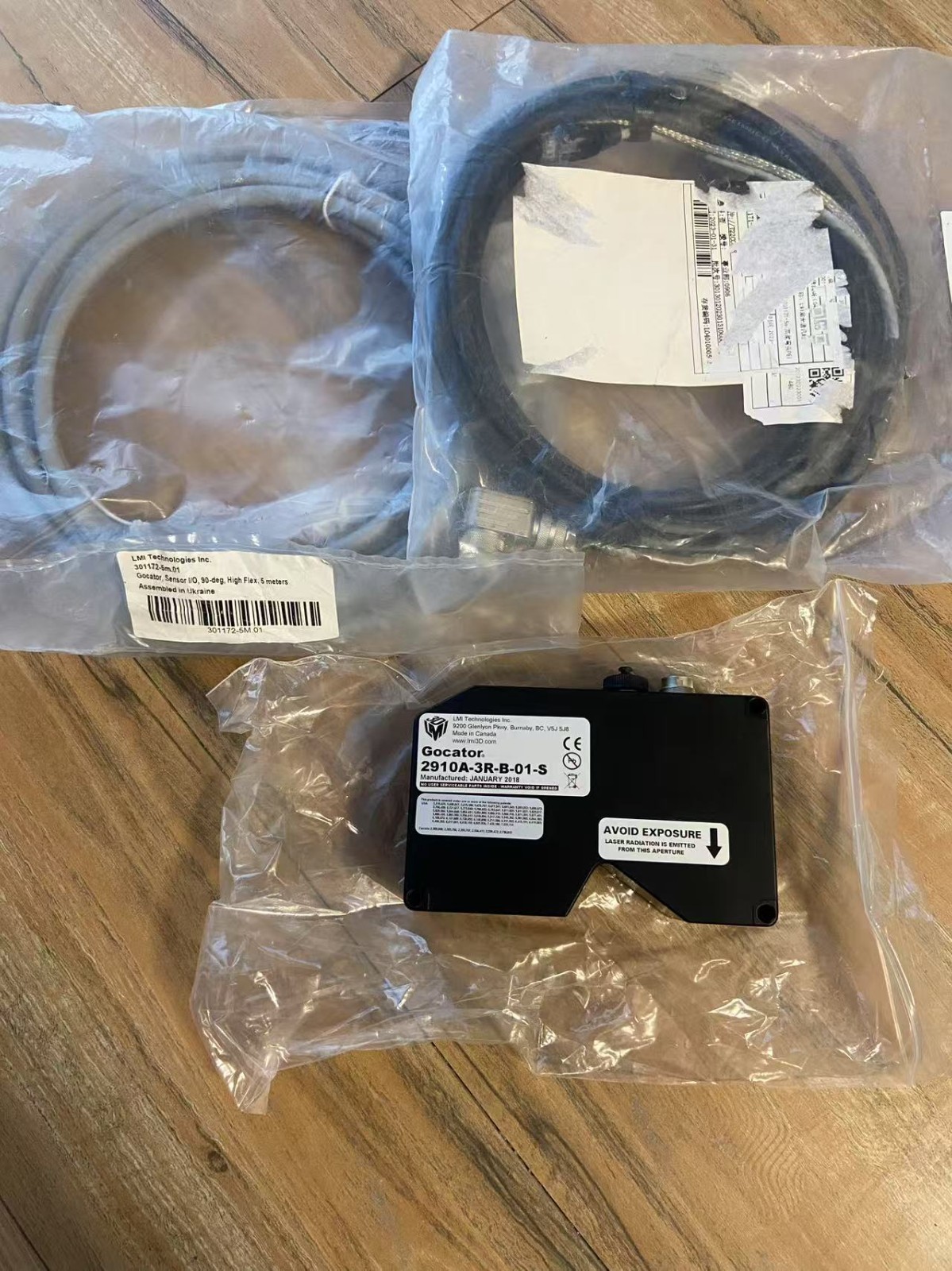 LMI Gocator 2910A-3R-B-01-S+Cable，LMI Technologies Gocator ，UPS Express