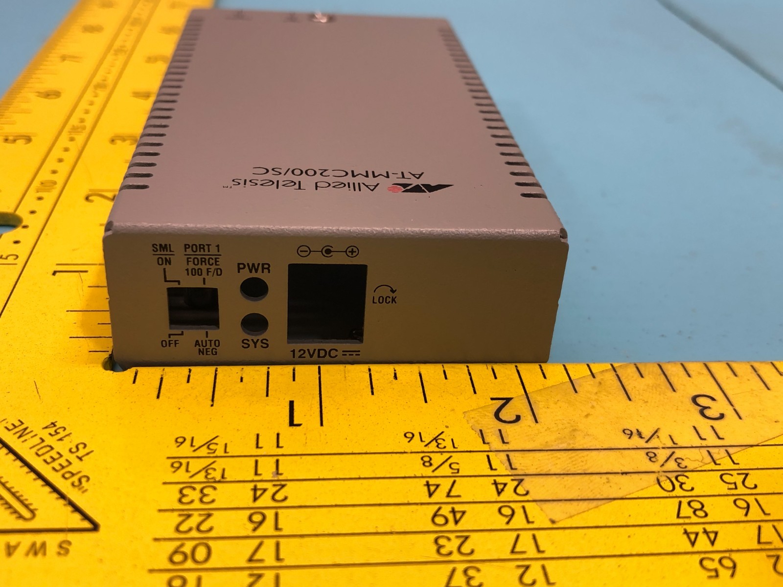 Allied Telesis AT-MMC200/SC Fiber Media Converter, 810-000602, 195682