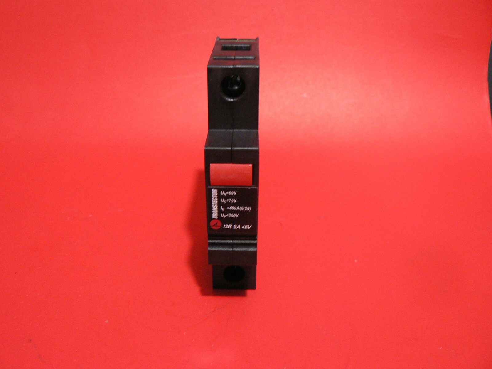 TRANSTECTOR I2R SA 48V 1102-014-38-2 SINGLE MODE DIN RAIL DC SURGE PROTECTOR