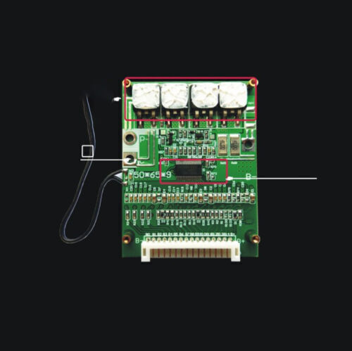 13S 48V 30A Li-ion Lithium Cells Protection Battery BMS PCB Balance Board-