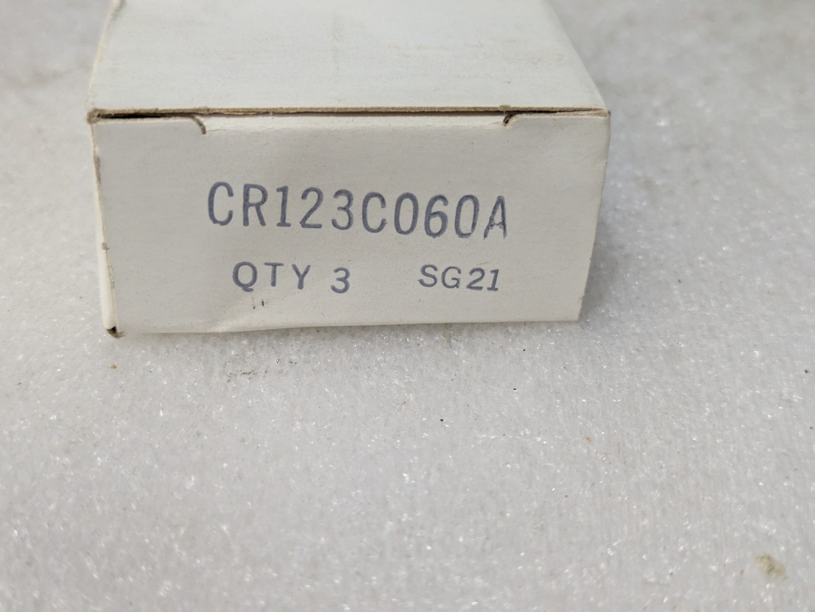 GE General Electric CR123C060A Overload Heater Element LOT OF 3 Motor Starter