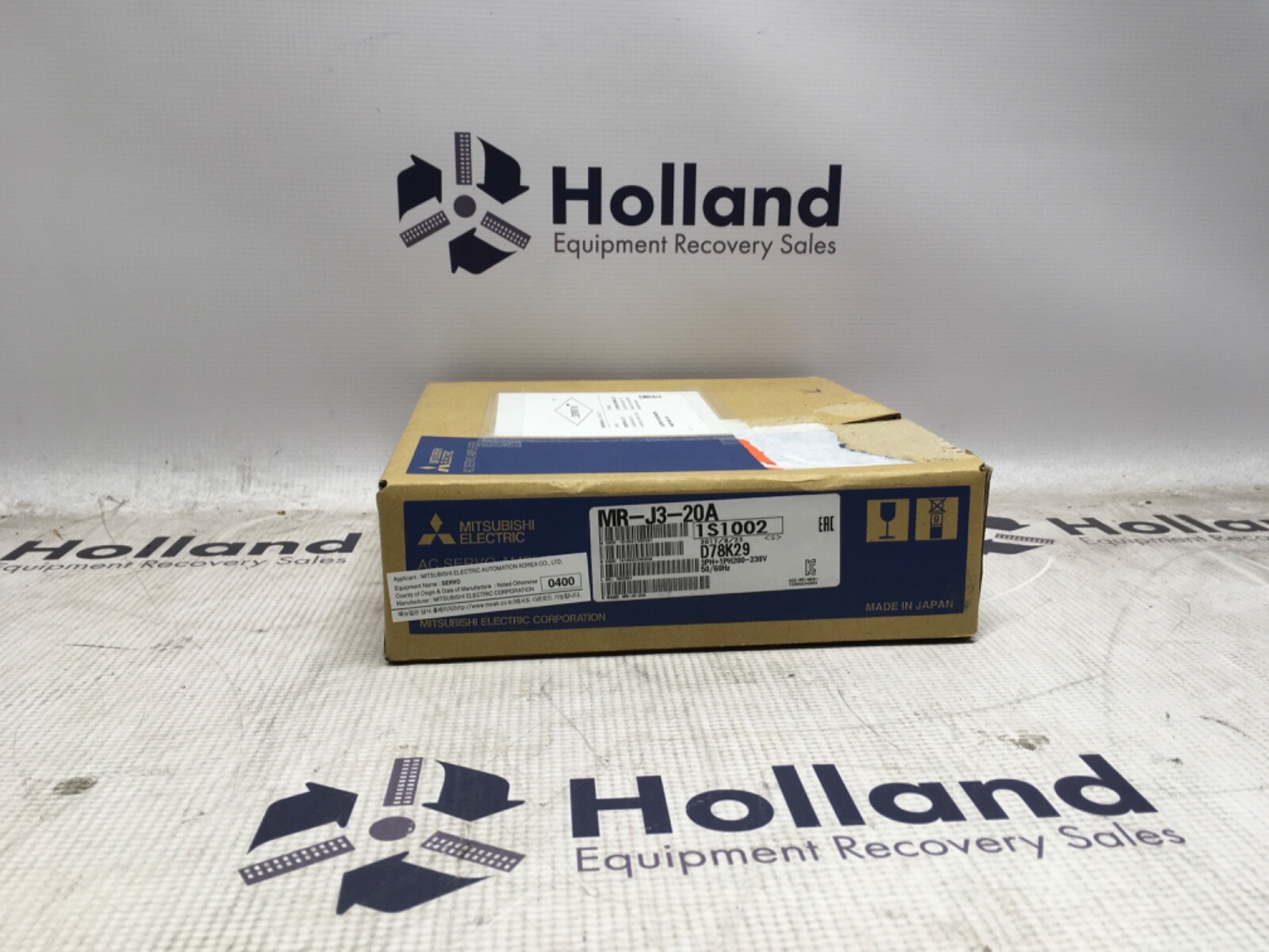 Mitsubishi Electric AC Servo amplifier, MR-J3-20A, NOS, LG-2873