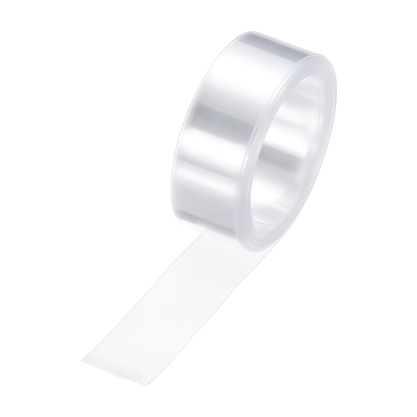 Battery Wrap Heat Shrink Tubing 11mm Dia 17mm Flat 8 Feet, Clear