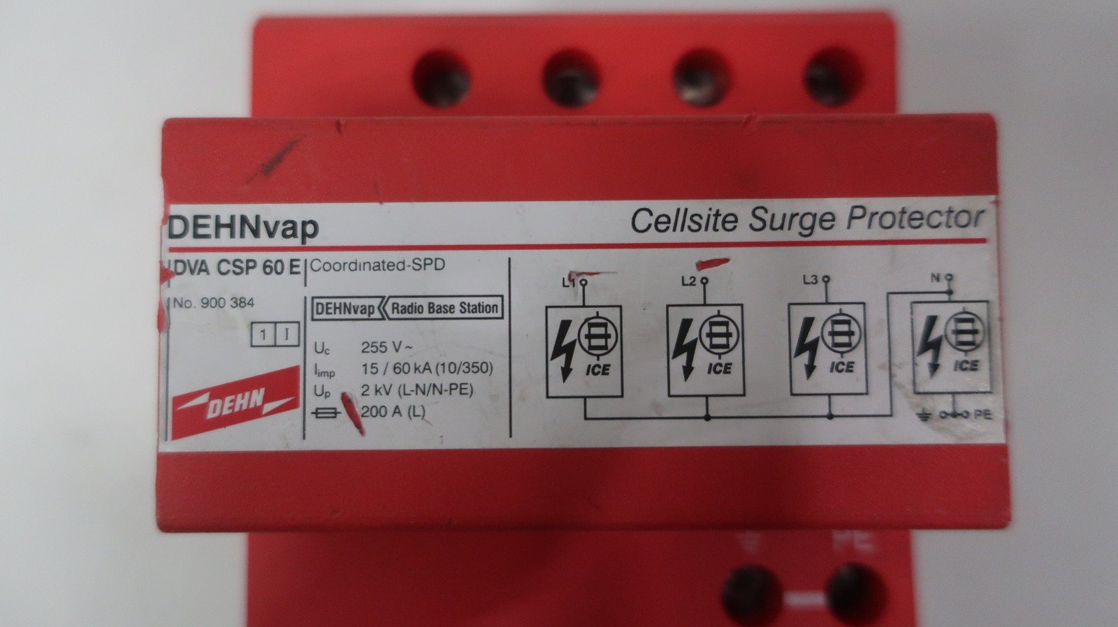 Dehn DVA CSP 60 E Dehnvap Cellsite Surge Protector 200a 255v-ac