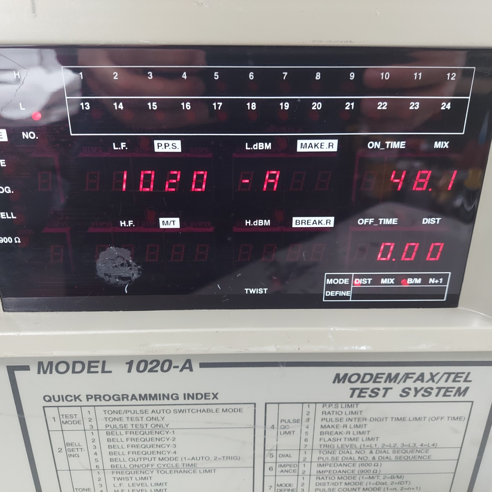 Sysgration 1020-A 1020A Tone Pulse Switchable Telephone Analyzer