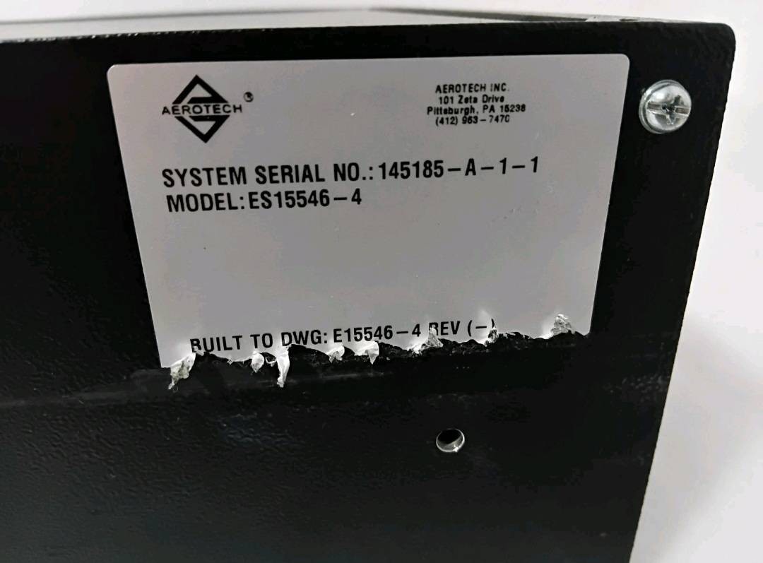 Aerotech ES15546-4 A3200 Ndrivemp10-IO-MXU MOTION CONTROL SERVO DRIVE