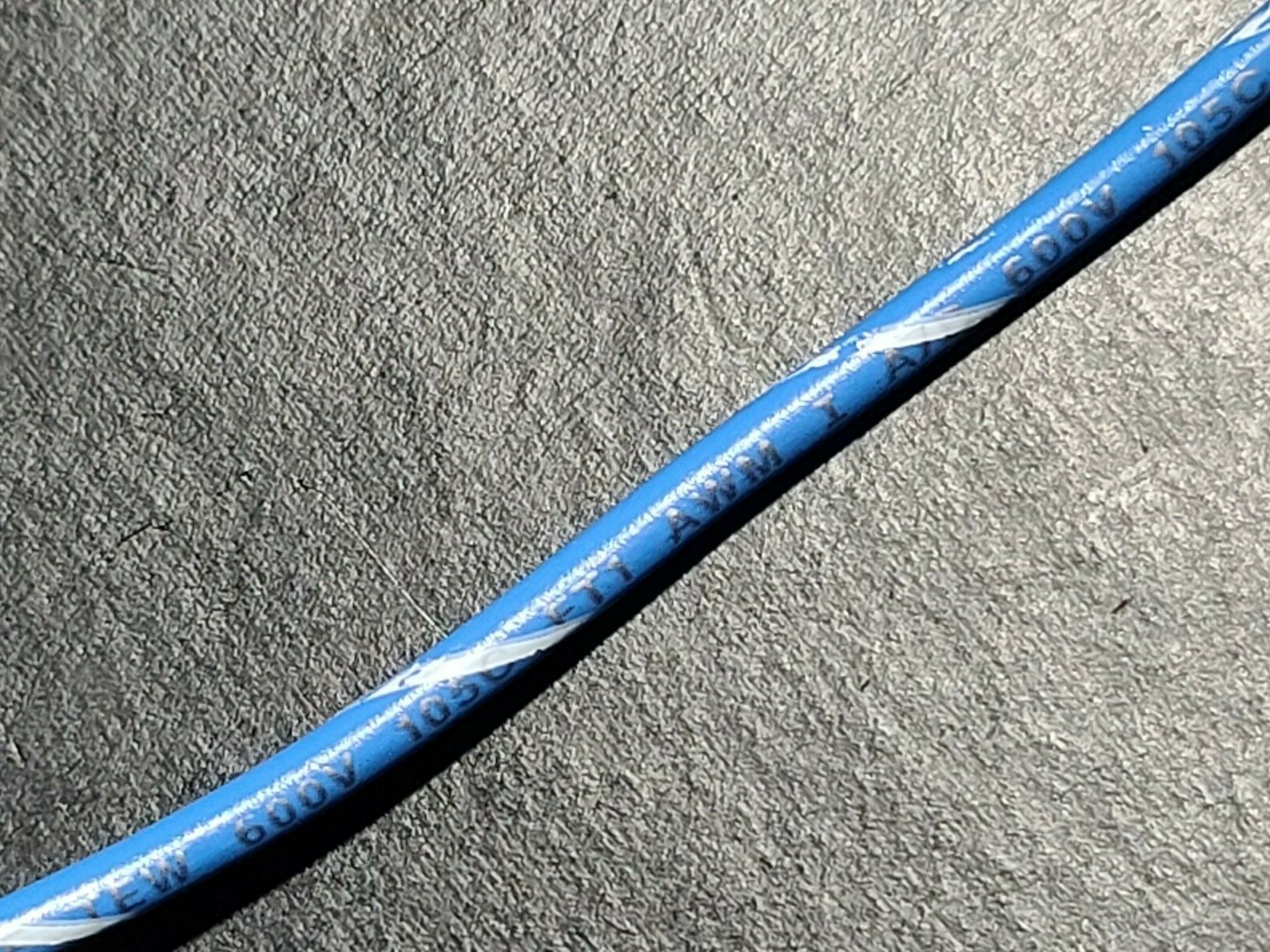 Advanced Digital Cable #14awg TnCu BC-5W2 HookUp Wire 1015/1230 Blue/White/100ft