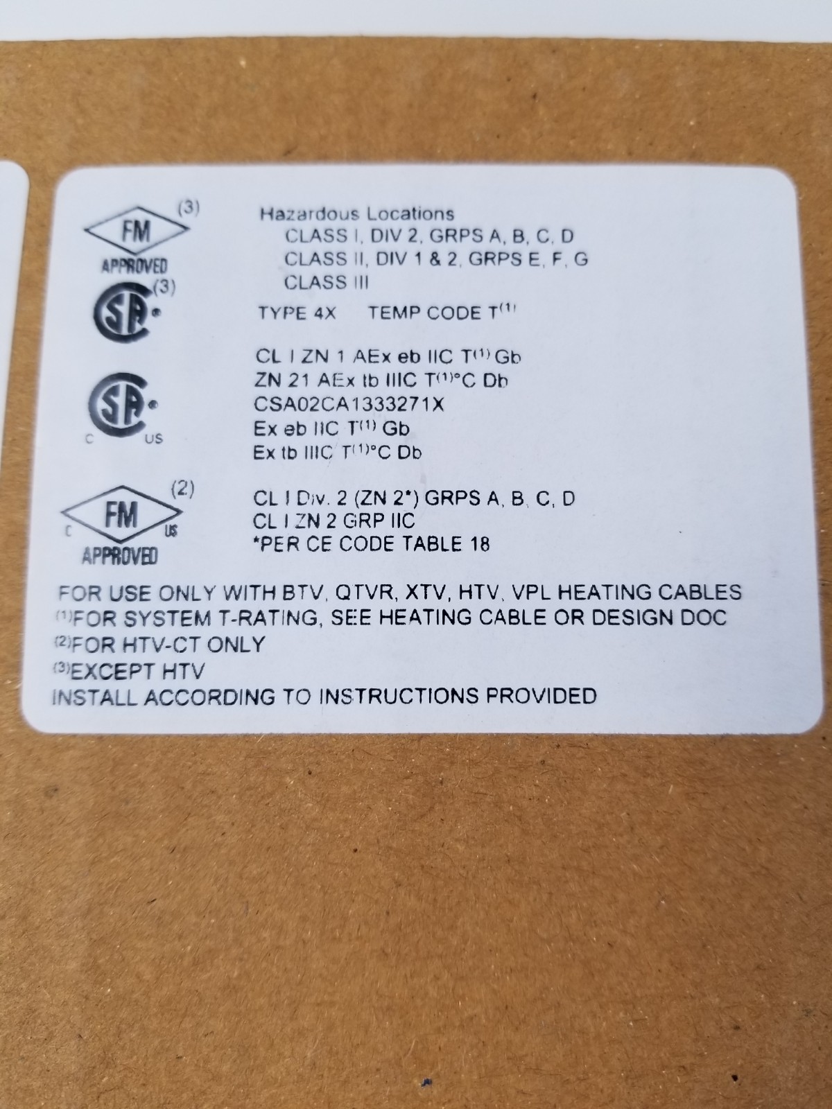 NVENT Raychem JBS-100-A Power Connection Kit NEW