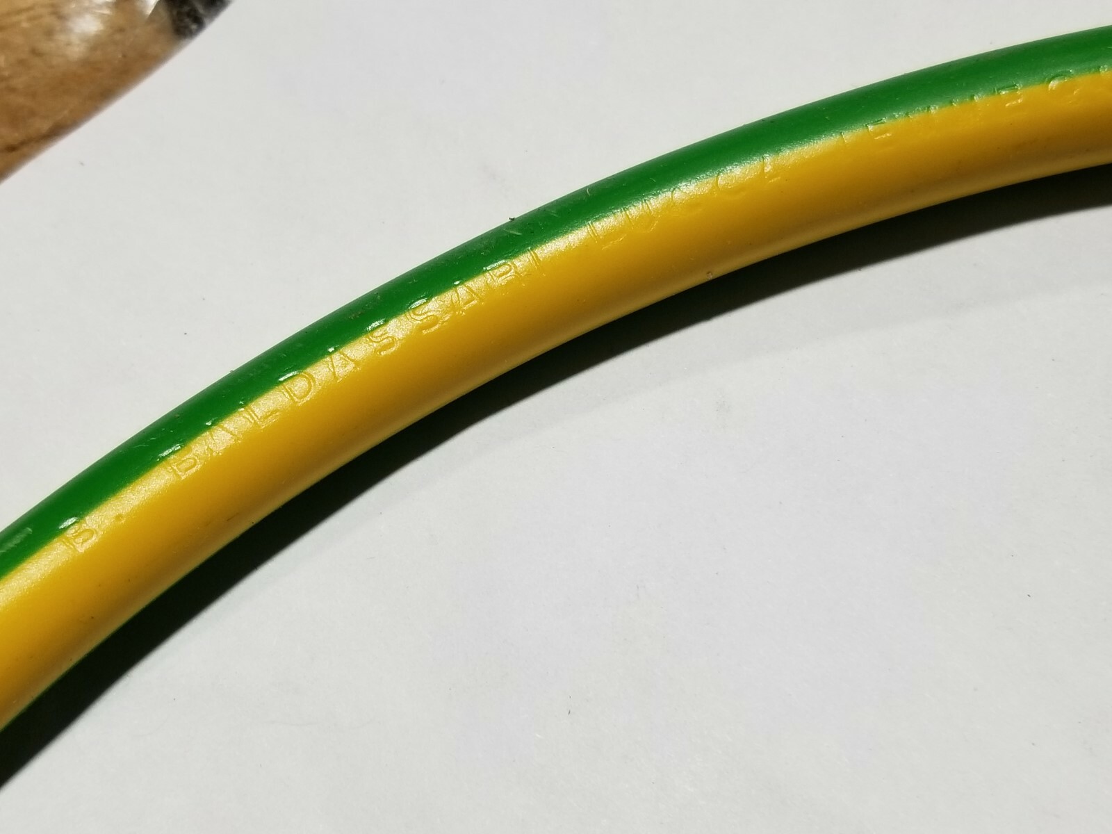 Lapp Kabel 4521002 #2awg HAR H07V-K Bare Copper Hook Up/Lead Wire Yellow/Green