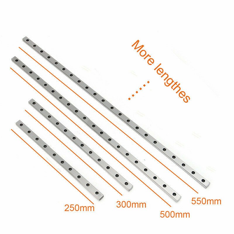 HGR20 HGR25 HGR30 Square Linear Guide Rail for HIWIN Slide Block Carriages CNC
