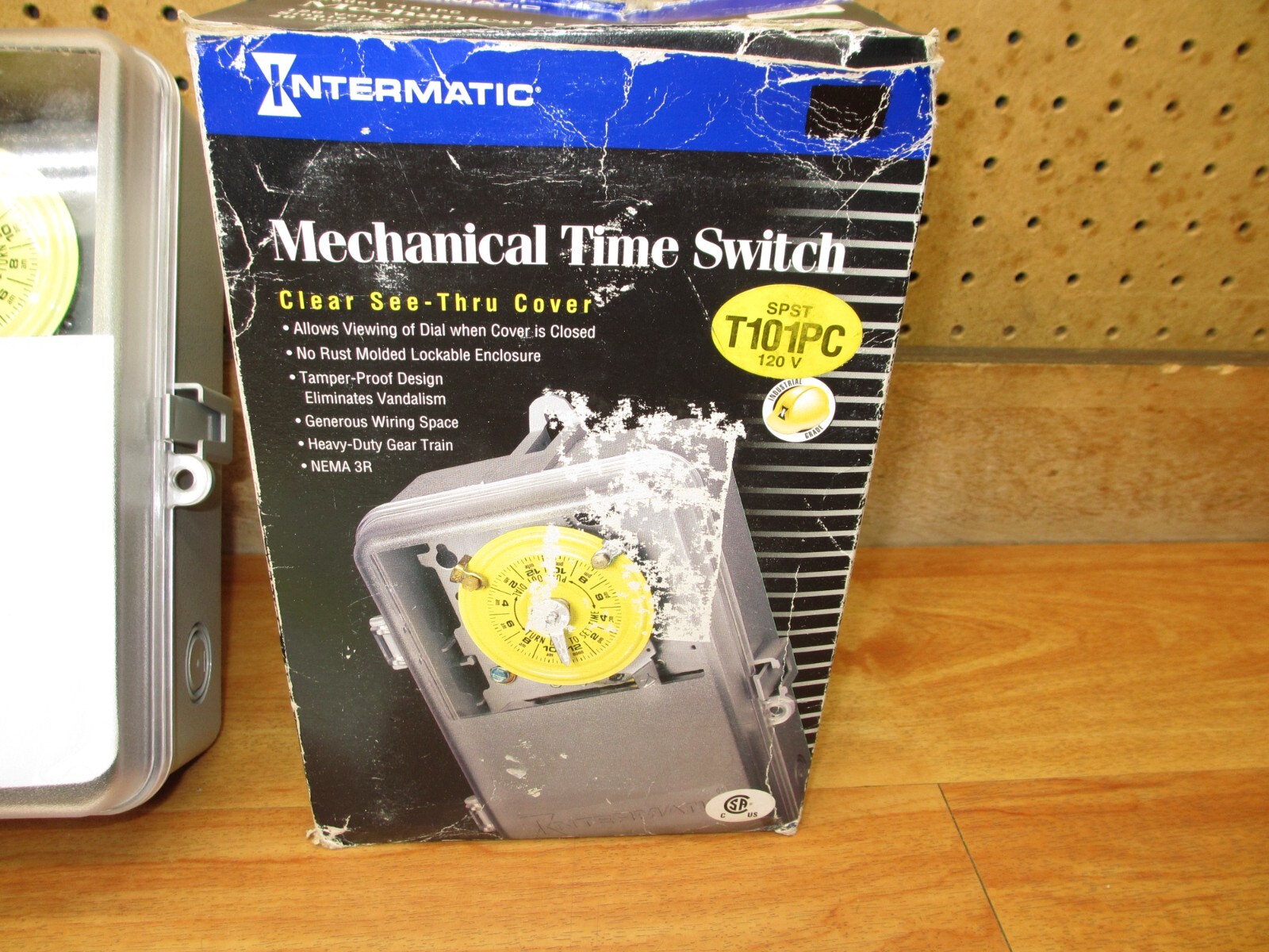 Intermatic T101PC *NEW* Mechanical Time Switch Timer Clear Cover 120V