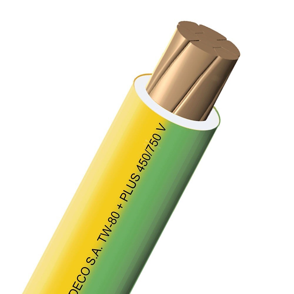 MTW14AWGGREEN/YELLOW, TW, 14Awg Ul1015 Green/Yellow 600V, Lot of 500