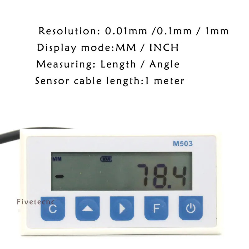 M503 Display Magnetic Scale Sensor Embedded Measurement Stain Belt Woodworking