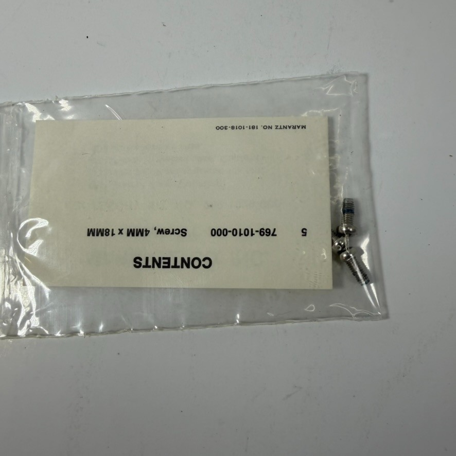 Marantz WC-22 Accessory Kit 3 Screws 249-1029-00 for Walnut Case Mounting