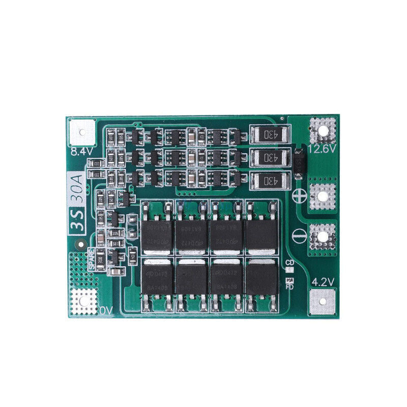 3S 12.6V 30A Li-ion Lithium Battery BMS Protection PCB Board Standard Balance