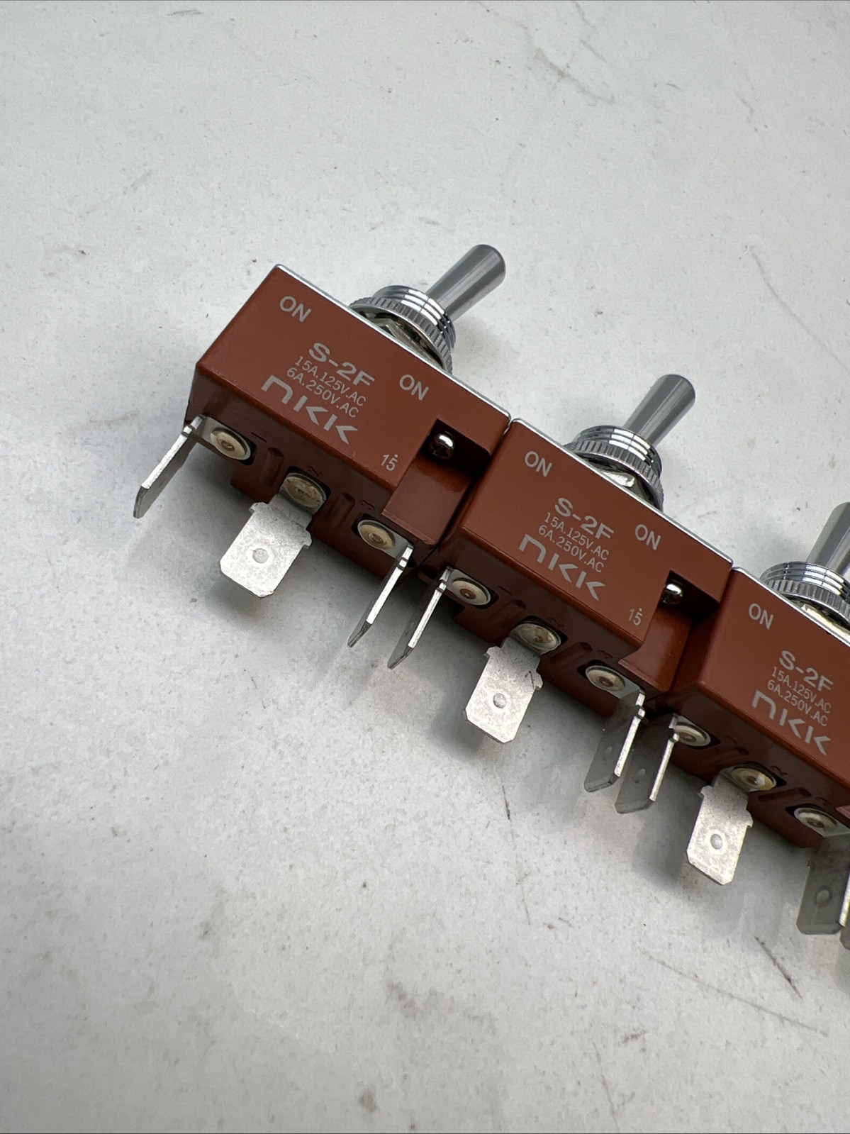 4x S2F Toggle Switches ON-NONE-ON SPDT QUICK CONNECT