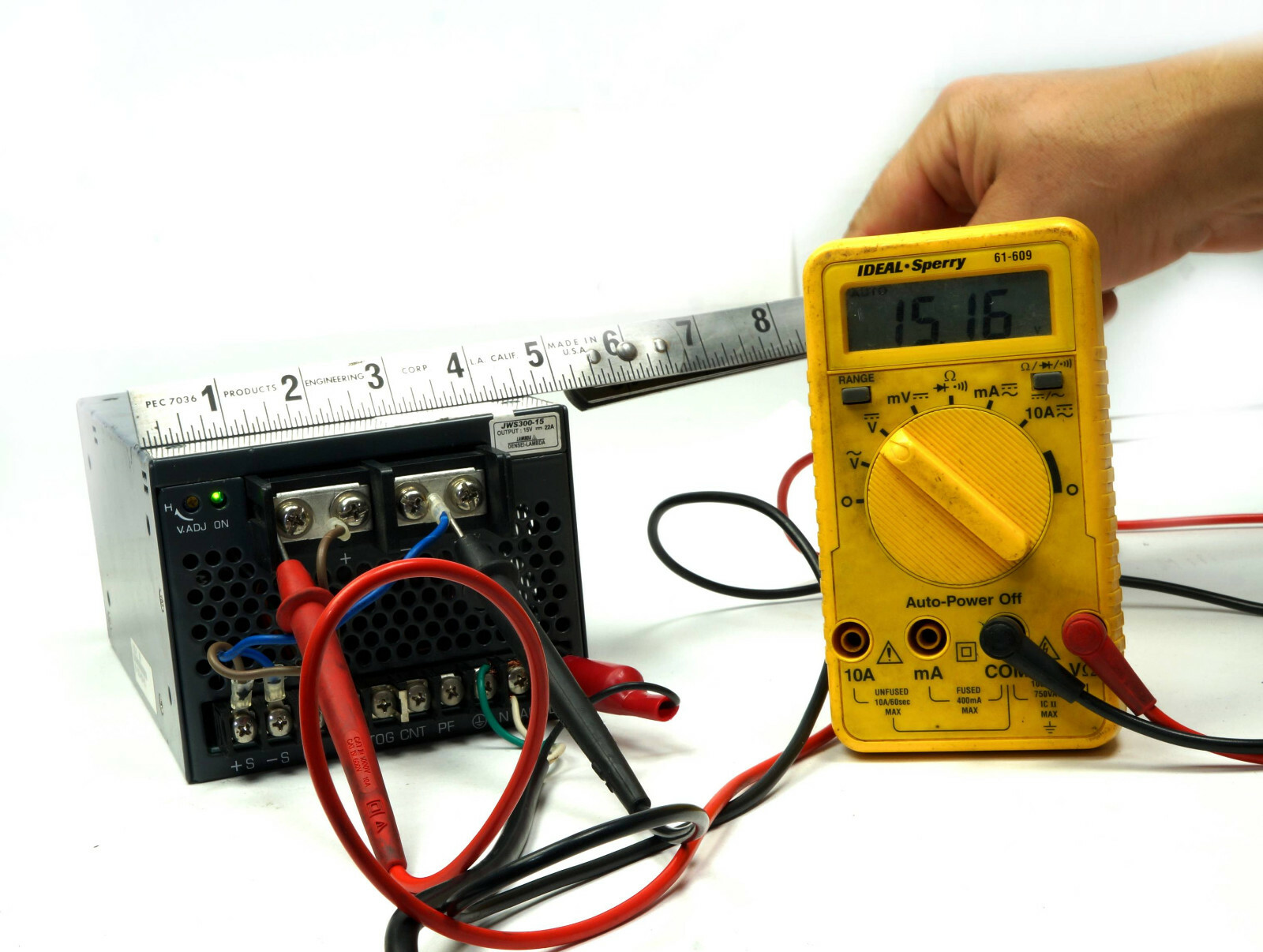 Densei TDK Lambda JWS300-15 330W Programmable Power Supply 15V Single Output